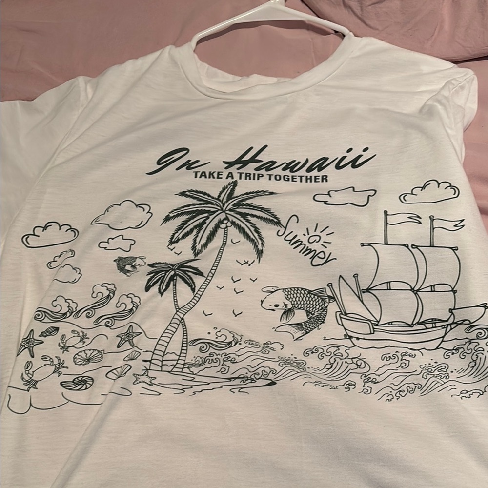 White Graphic T-Shirt